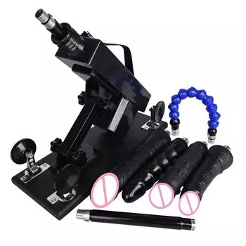 Автоматическая секс-машина с дилдо Машина любви Мастурбация Помповый пистолет для пары Мужчины Игрушки для взрослых