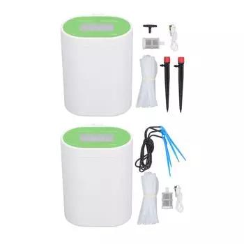Автоматическая система полива ABS, комплект для самостоятельного полива в помещении с таймером для горшечных растений, зеленый Sprinkler