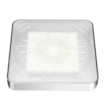 Автоматическая смена 7 цветов для ванной комнаты со светодиодной подсветкой и квадратной верхней насадкой для душа