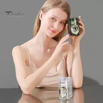 Автоматическая соковыжималка для зубной пасты Настенный монтаж без помощи рук Компактный съемный Легко чистящийся пыленепроницаемый держатель зубной пасты синий