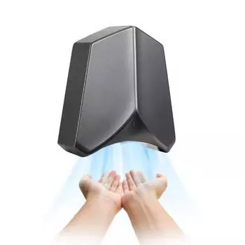 Автоматическая сушилка для рук с интеллектуальным датчиком HEPA для туалета, высокоскоростная электрическая автоматическая сушилка для рук для ванной комнаты, реклама белый