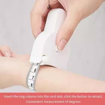 Автоматическая телескопическая линейка для измерения трех окружностей тела, фитнес-инструмент, мягкая рулетка, мини-линейка для гаджетов длиной 1,5 м