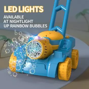 Автоматическая тележка для мыльных пузырей, электрическая тележка для мыльных пузырей, игра на открытом воздухе, свадьба, вечеринка, детская игрушка, подарок для ребенка