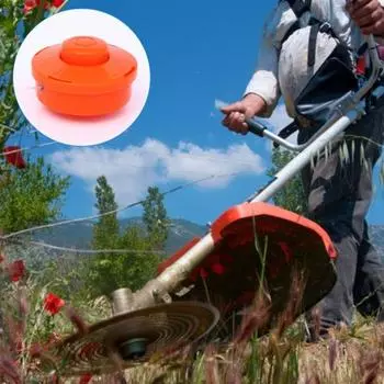 Автоматическая триммерная головка, удобная пластиковая струнная пила, газонокосилка для сада красный