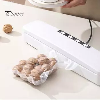 Автоматическая вакуумная машина для упаковывания пищевых продуктов, сильная мощность всасывания, машина для упаковывания пищевых продуктов, высокоэффективный воздушный упаковщик для хранения продуктов питания EU Plug