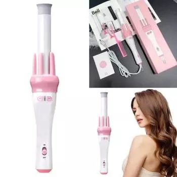 Автоматическая вращающаяся керамическая палочка для завивки волос, термостойкие щипцы для завивки волос, инструмент для укладки волос EU Plug