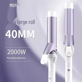 «Автоматическая вращающаяся плойка 40 мм с технологией отрицательных ионов — защищает волосы и создает крупные волны» EU Plug