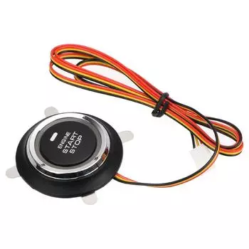 Автоматическая замена 12 В входной выключатель зажигания и стартера Кнопка запуска и остановки двигателя автомобиля Универсальный бесключевой доступ