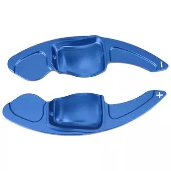 Автоматическая замена 2 шт./комплект рулевого колеса удлинитель подрулевого переключателя крышки синий