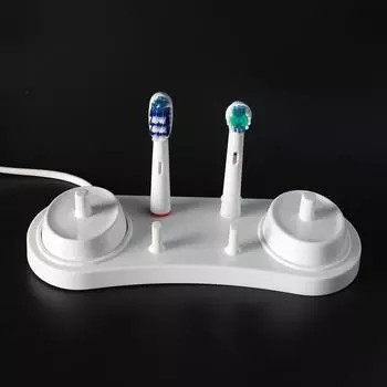 Автоматическая зарядная док-станция 5 Держатель головки зубной щетки Крепление пластиковой электрической щетки белый