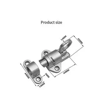 Автоматическая защелка для двери, задвижка для дома, окон, ворот, безопасности, тянущее кольцо, пружинный отскок, дверной болт, автоматическая защелка, замок