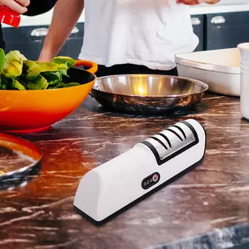 Автоматическая заточка, система заточки керамики, ножницы жёлтый