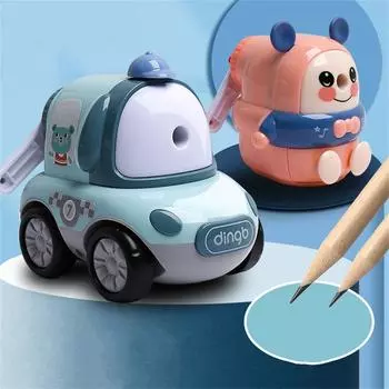 Автоматически мультяшные ручные точилки для карандашей автомобильная точилка для карандашей ручная точилка для карандашей Blue Car