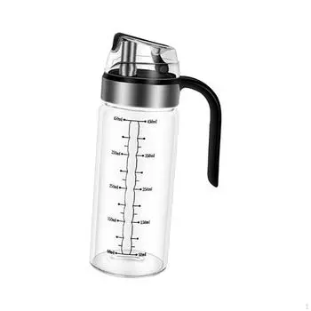 Автоматически открывающаяся и закрывающаяся емкость для масла, многоразовая стеклянная бутылка, легко чистящаяся L