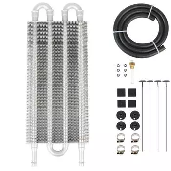 Автоматически-ручная система охлаждения заднего дифференциала 4/6/8-рядный автомобильный конденсатор с резиновой трубкой Радиатор трансмиссии Охладитель моторного масла