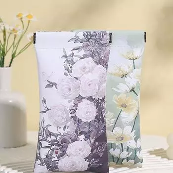 Автоматически закрывающийся футляр для солнцезащитных очков с масляной живописью, защитный чехол для очков, коробка для очков для женщин