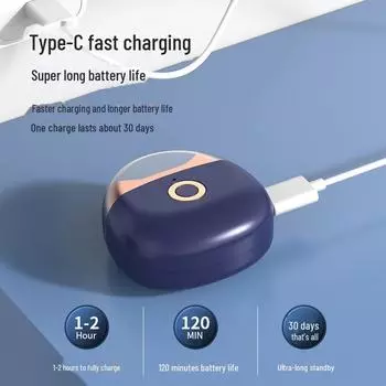 Автоматические электрические кусачки для ногтей — безопасный триммер с защитой от брызг для пожилых людей, детей и младенцев Mini Grinder белый/чёрный