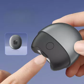 Автоматические электрические кусачки для ногтей с маленькой щеточкой, легкие подарочные ножницы для ногтей