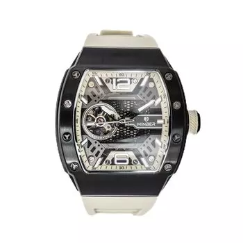 Автоматические часы Автоматические повседневные деловые спортивные 3 ATM водонепроницаемые серые [MINBER] мужские M9017G-GR серый