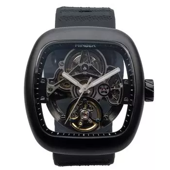 Автоматические часы Black [MINBER] M9172G-BK Мужские чёрный