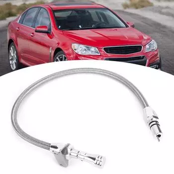 Автоматические детали из нержавеющей стали 350 щуп для измерения уровня масла, подходит для TH350 Tranny SBC BBC Trans нержавеющая щуп для измерения уровня масла