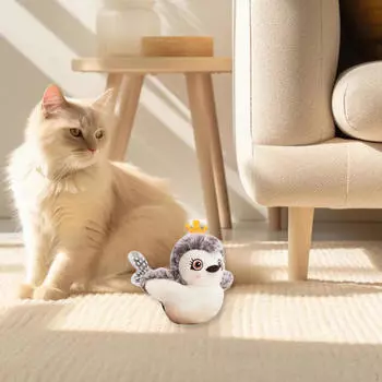 Автоматические игрушки для кошек, мягкие игрушки для домашних животных, интерактивные игрушки для забавных котят Owl