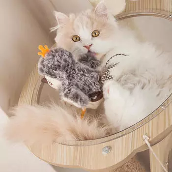 Автоматические игрушки для кошек, забавные игрушки для упражнений с котятами, перезаряжаемая электрическая интерактивная игрушка для Owl