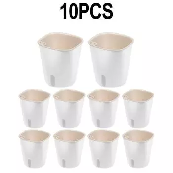 Автоматические кашпо с поливом для легкого садоводства с 10 цветочными горшками