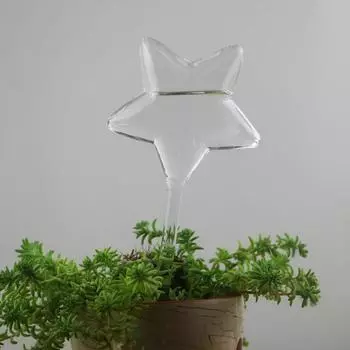 Автоматические лампы для полива растений Glass Star Bird Ленивый самополив Дорожная капельница Ленивый полив Круговой полив жёлтый
