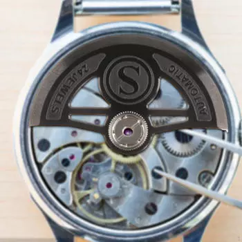 Автоматические механические часы Механизм ротора Части Профессиональное обслуживание Black