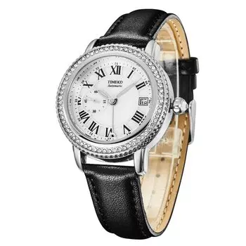 Автоматические механические часы TIME100 с рождественской подарочной коробкой для женщин