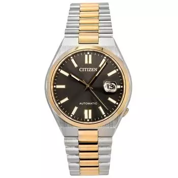 Автоматические мужские часы Citizen Tsuyosa из нержавеющей стали с серым циферблатом NJ0154-80H серый