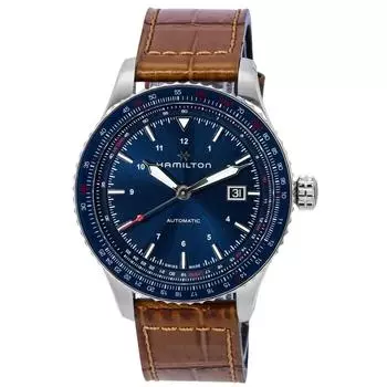 Hamilton Khaki Aviation Converter Blue Dial Automatic H76645540 100M мужские часы синий