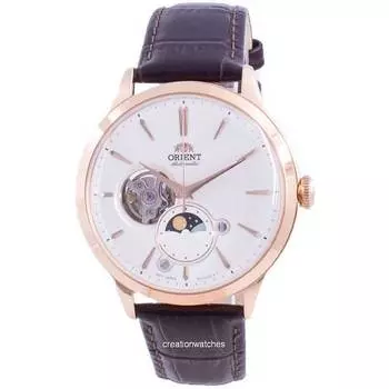 Orient Sun & Moon Phase Open Heart Dial Automatic RA-AS0102S10B RA-AS0102S30B Мужские часы белый