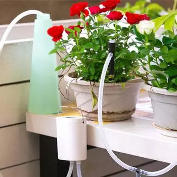 Автоматические поливочные устройства с таймером Капельное орошение 16/12 Насосные комплекты для самостоятельного полива Устройство для полива комнатных растений Гаджеты для сада