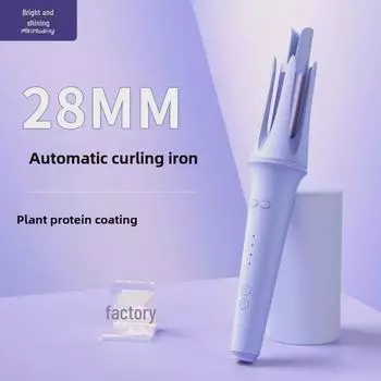 «Автоматические щипцы для завивки волос с отрицательными ионами, 28 мм, для женщин» Fantasy Purple