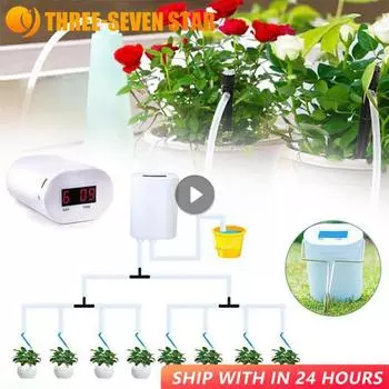 Автоматические таймеры для полива капельного орошения 16/12/8/4/2 насосов Комплекты для самостоятельного полива Устройство для полива комнатных растений Гаджеты для сада