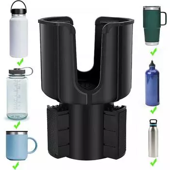 Автоматический адаптер-расширитель для подстаканника с регулируемым основанием, совместимый с 14/24/36 унциями Ramblers, Hydro Flasks 32/40 унций