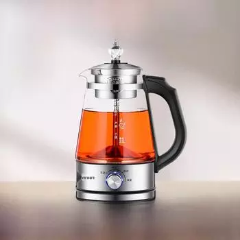Автоматический электрический чайник и пароварка для чая с функцией сохранения тепла и многофункциональным стеклянным дизайном Tea Maker
