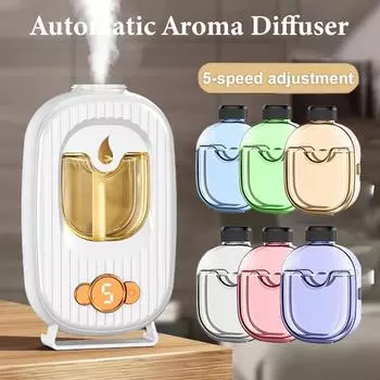 Автоматический ароматерапевтический прибор, увлажнитель воздуха для туалета, домашнего освежителя воздуха для спальни, ароматерапевтический аппарат, диффузор эфирных масел, перезаряжаемый бытовой 50ml Lavender Essence