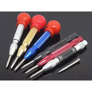 Автоматический центральный пробойник из быстрорежущей стали, статор, штамповка из стали, подпружиненный металл, маркировка древесины, сверление отверстий, ударный инструмент, защитный рукав