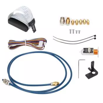 Автоматический датчик выравнивания кровати, белый, с 3D-принтером, трубка PTFE, латунная насадка для Ender-3