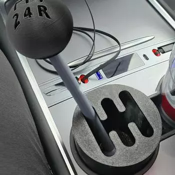 Автоматический держатель для стакана, автоматический держатель для напитков, пылезащитный чехол, дизайн переключателя передач, простая интерактивная функция, держатель для бутылок, пылезащитный чехол чёрный