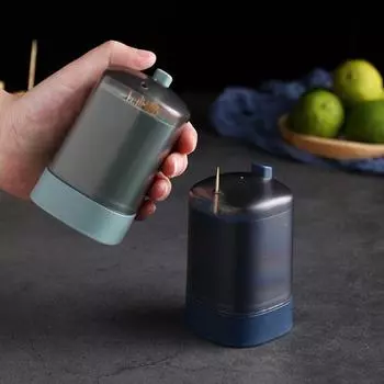 Автоматический держатель для зубочисток Press Pop Up, дозатор, контейнер для бутылок белый