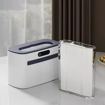 Автоматический диспенсер для нити, электрический держатель, контейнер, органайзер, палочки для нити, чехол для темно-синий