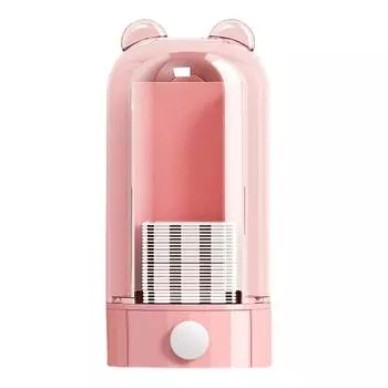 Автоматический диспенсер для ватных дисков Нажимной держатель для ватных дисков для макияжа Диспенсер для косметических ватных дисков Sakura powder (get 50 cotton pads)