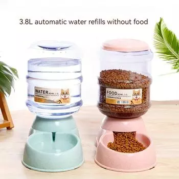 Автоматический диспенсер для воды для домашних животных объемом 3,8 л, кормушка большой емкости, диспенсер для воды для кошек, миска для собак, интеллектуальный диспенсер для воды