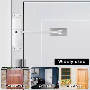 Автоматический доводчик двери металлический регулируемый прочный безопасная пружина бесшумный прочный конвертируемый распашной дверной механизм внутренний наружный
