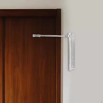 Автоматический доводчик двери Монтажная фурнитура Простая установка Закрывающие пружины для дома Silver