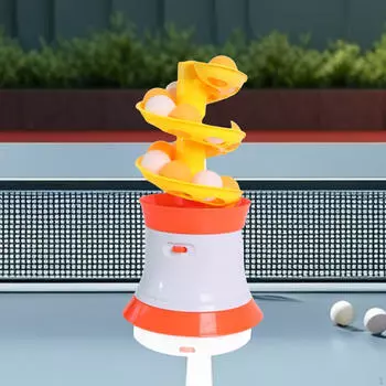 Автоматический дозатор для настольного тенниса с 16 мячами для развлечения Straight serve